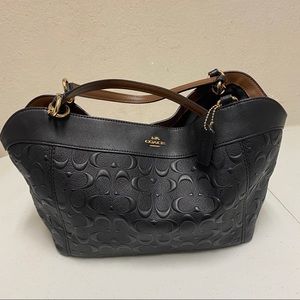 Coach Small Lexy Shoulder Bag In Pebble Leather